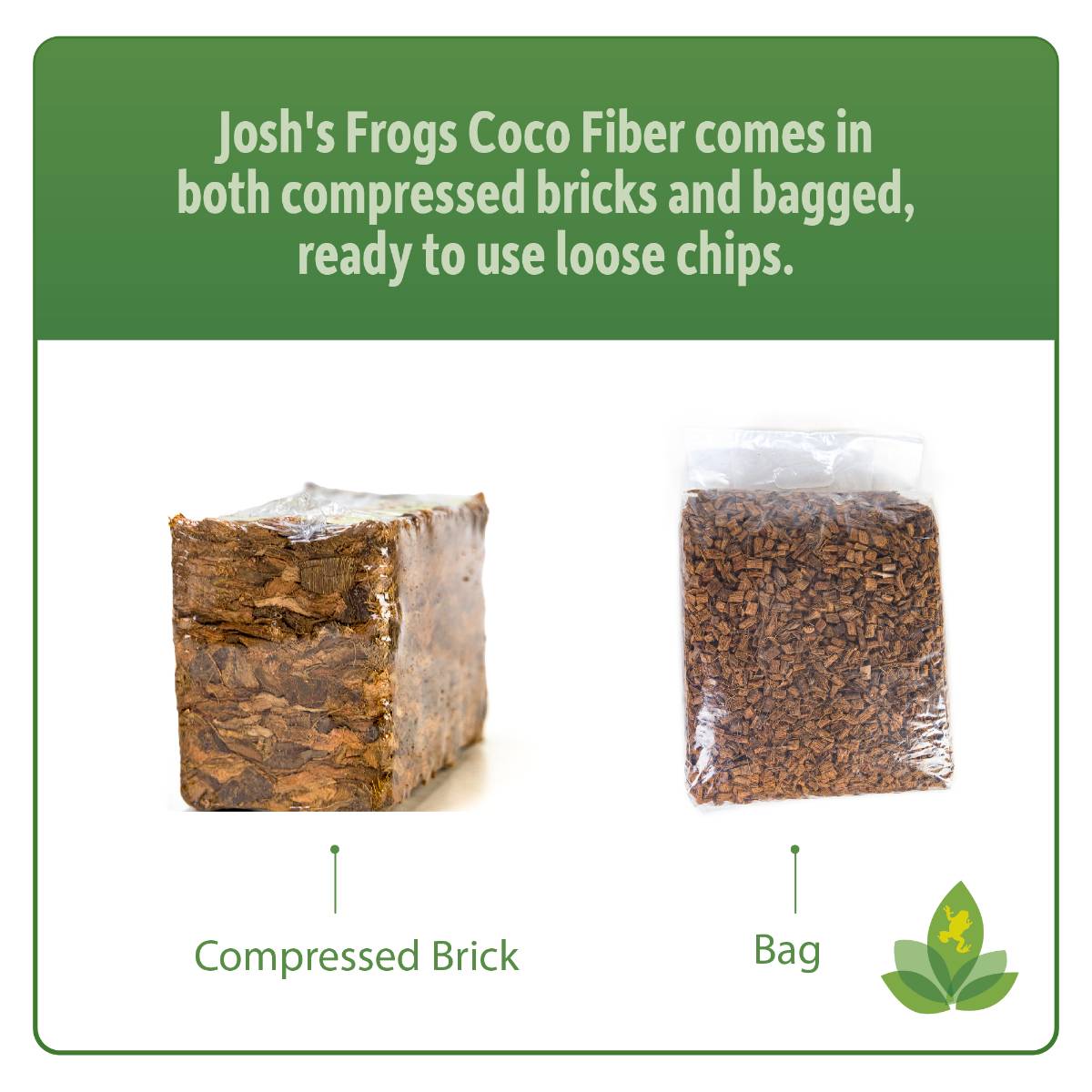 Josh's Frogs Loose Coco Husk Chips (10 Liters)