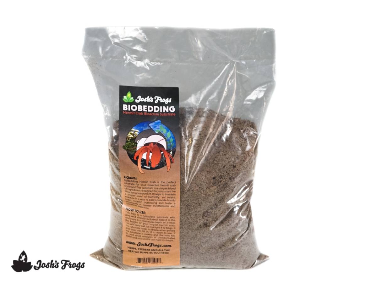 Josh's Frogs BioBedding HERMIT CRAB Bioactive Substrate (4 Quarts)