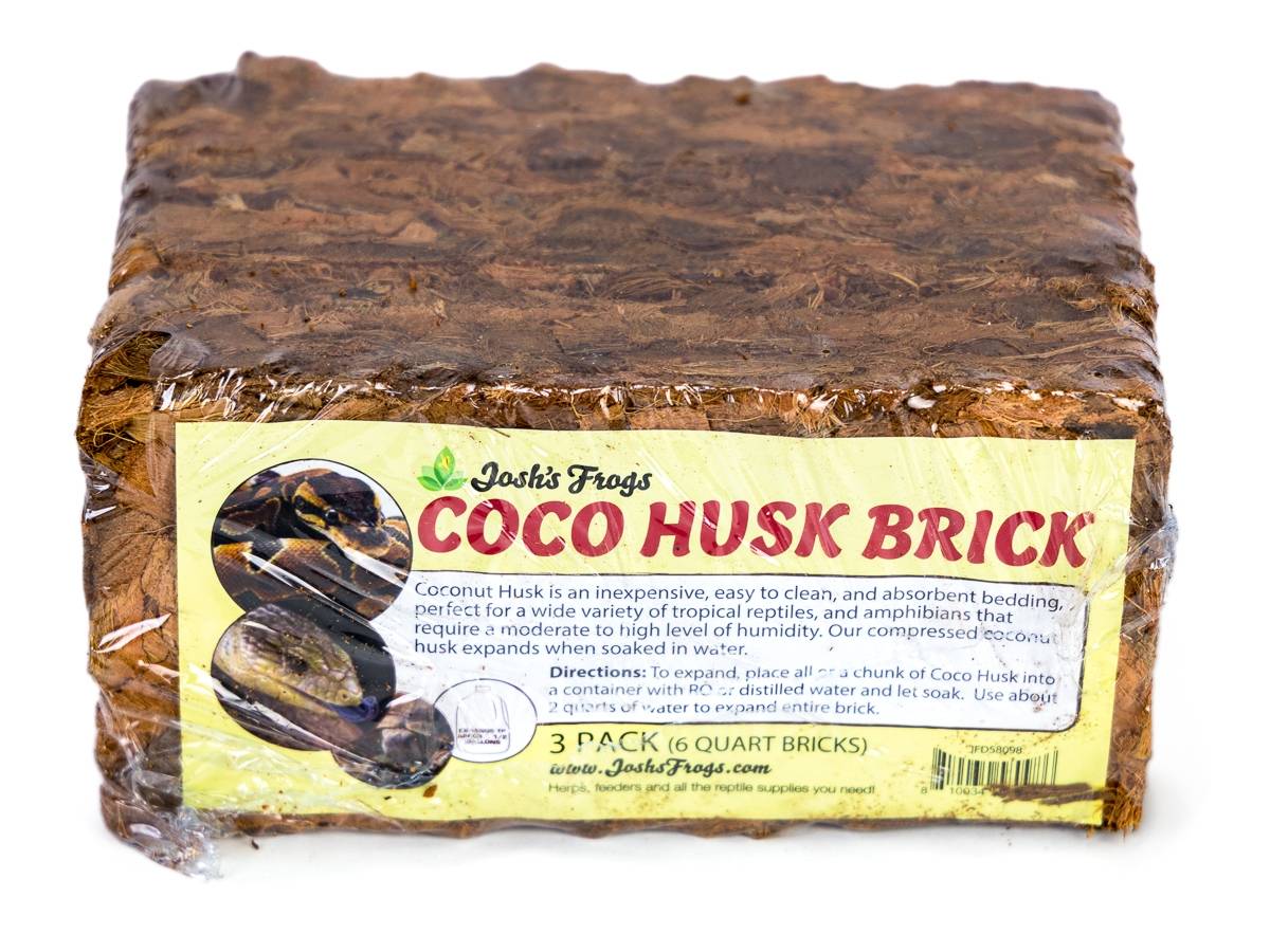 Josh's Frogs Coco Husk Brick (3 pack)