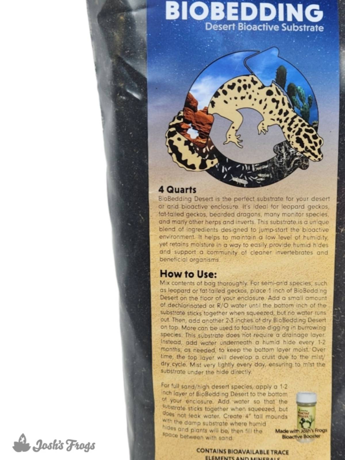 Josh's Frogs BioBedding DESERT Bioactive Substrate (4 quarts)