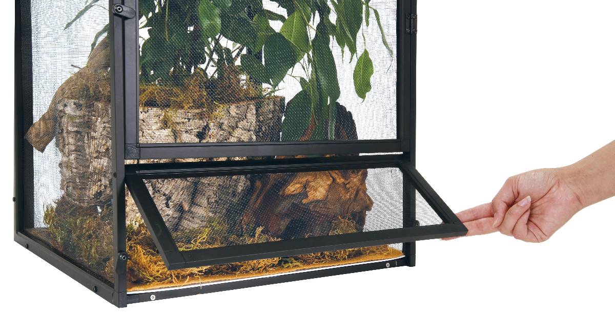 Zoo Med ReptiBreeze Aluminum Screen Cage (Small - 16x16x20)