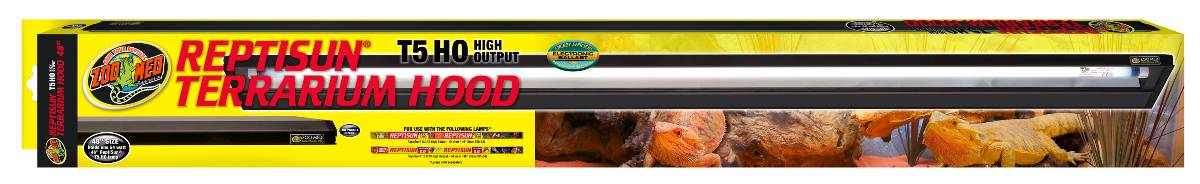 Zoo Med ReptiSun T5 HO Terrarium Hood (48")
