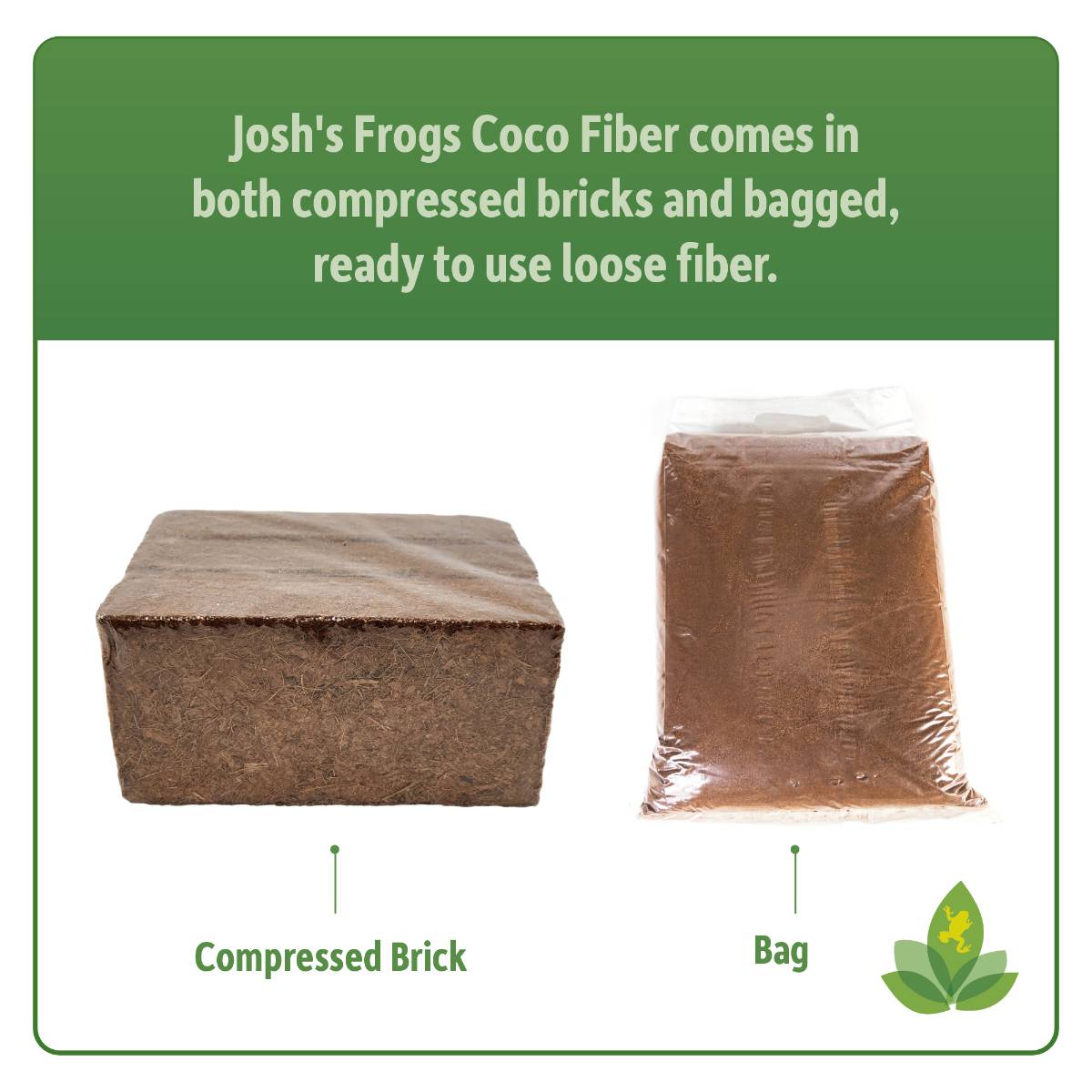 Josh's Frogs Coco Cradle Brick (3 Pack)