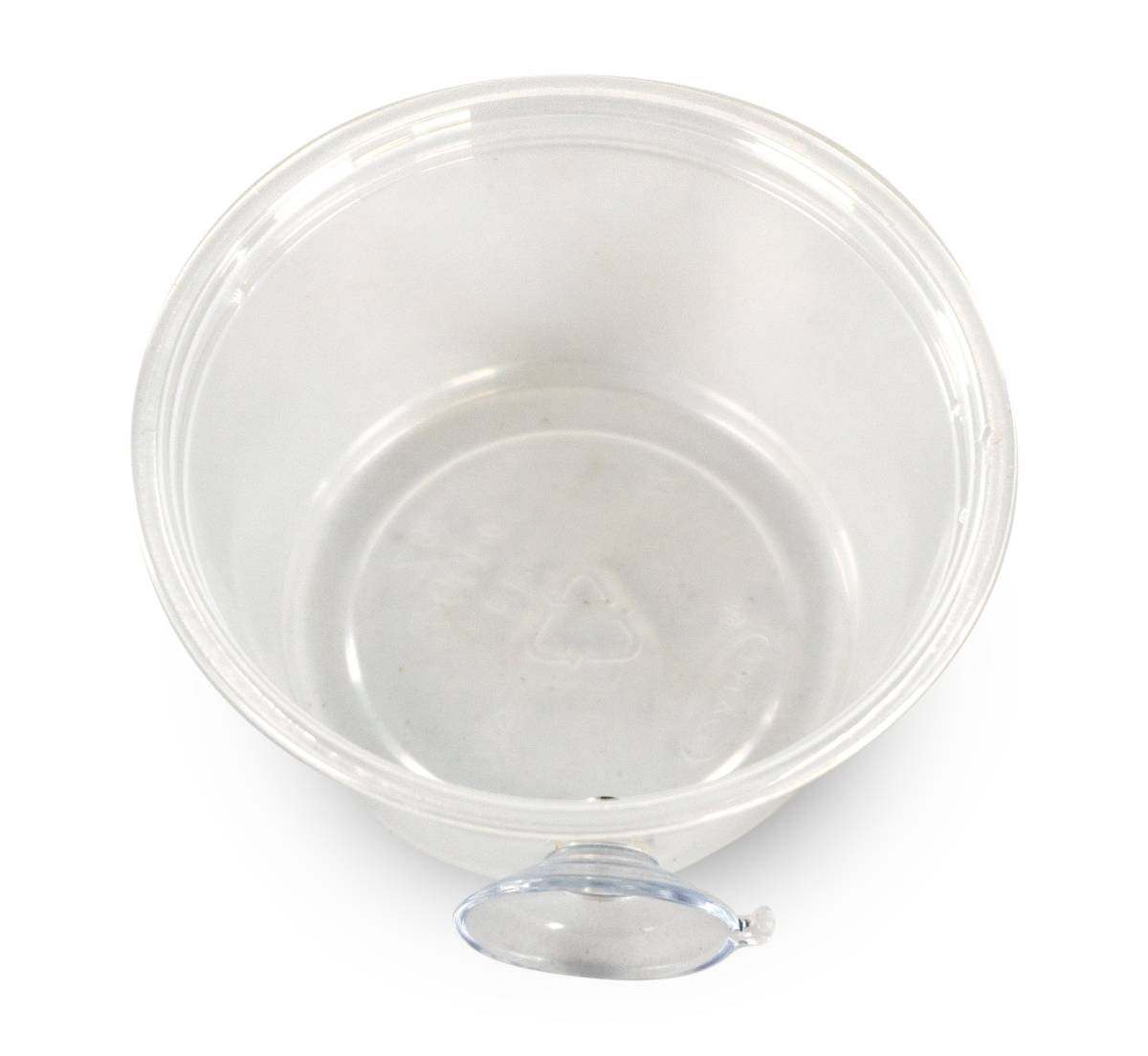Mounted Suction Feeding Cup for Geckos (2 oz Cup)