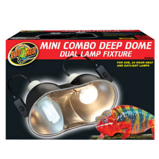 Zoo Med Mini Combo Deep Dome Lamp Fixture