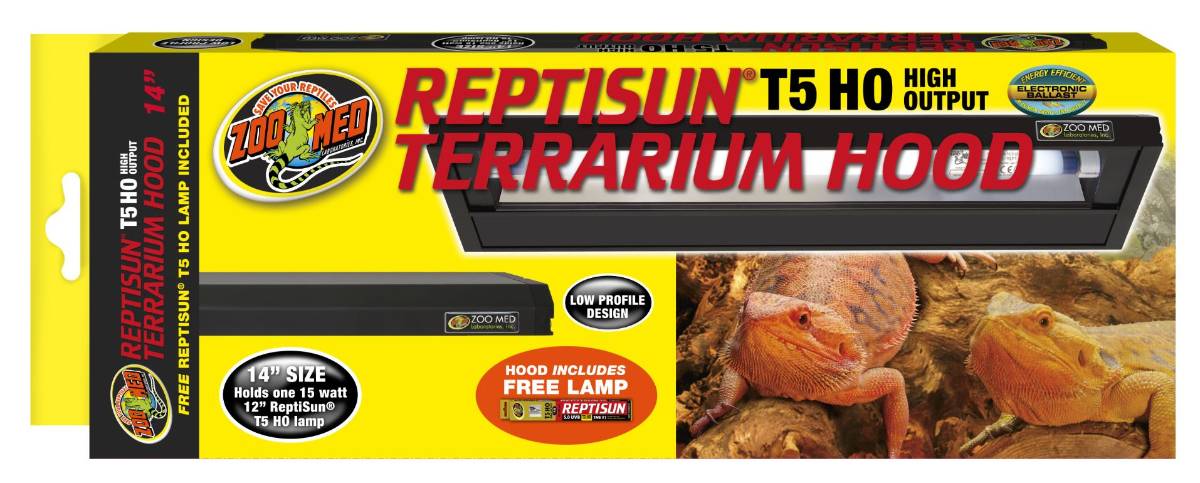 Zoo Med ReptiSun T5 HO Terrarium Hood (14")